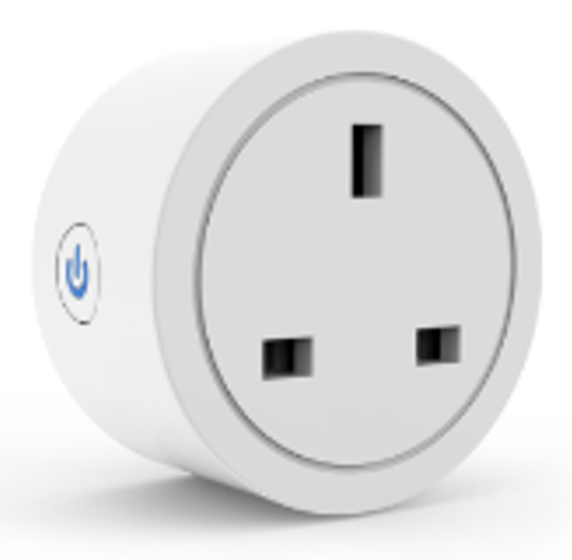 Tuya 16A UK Smart WiFi Plug, Remote App Control, Timer, Voice Assistant Compatible, Safe Flame-Retardant, Portable Design, Alexa Google Home Ready